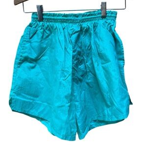 Vintage Pro Spirit‎ Green Windbreaker Nylon Shorts